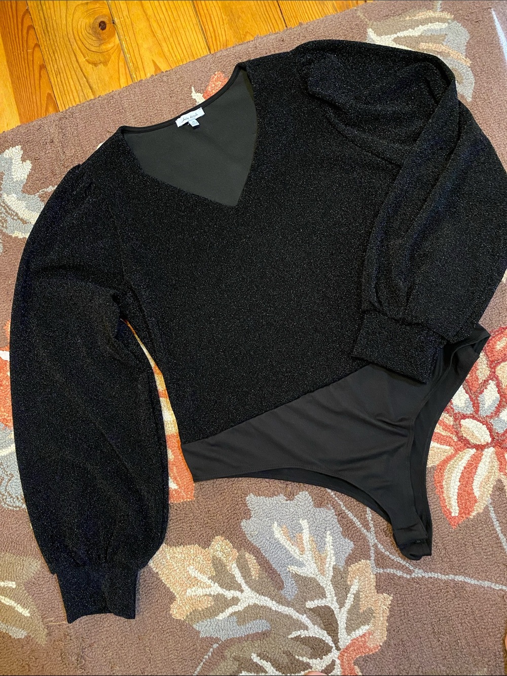White Birch Black Sparkling Bodysuit